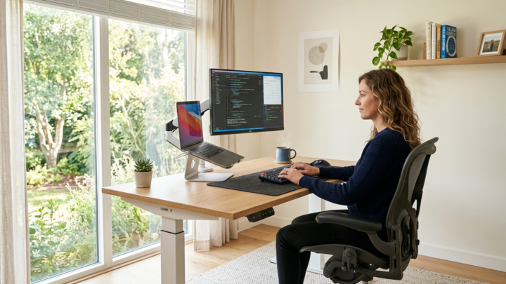 Arbejdsbord til hjemmekontor: Ergonomi og design