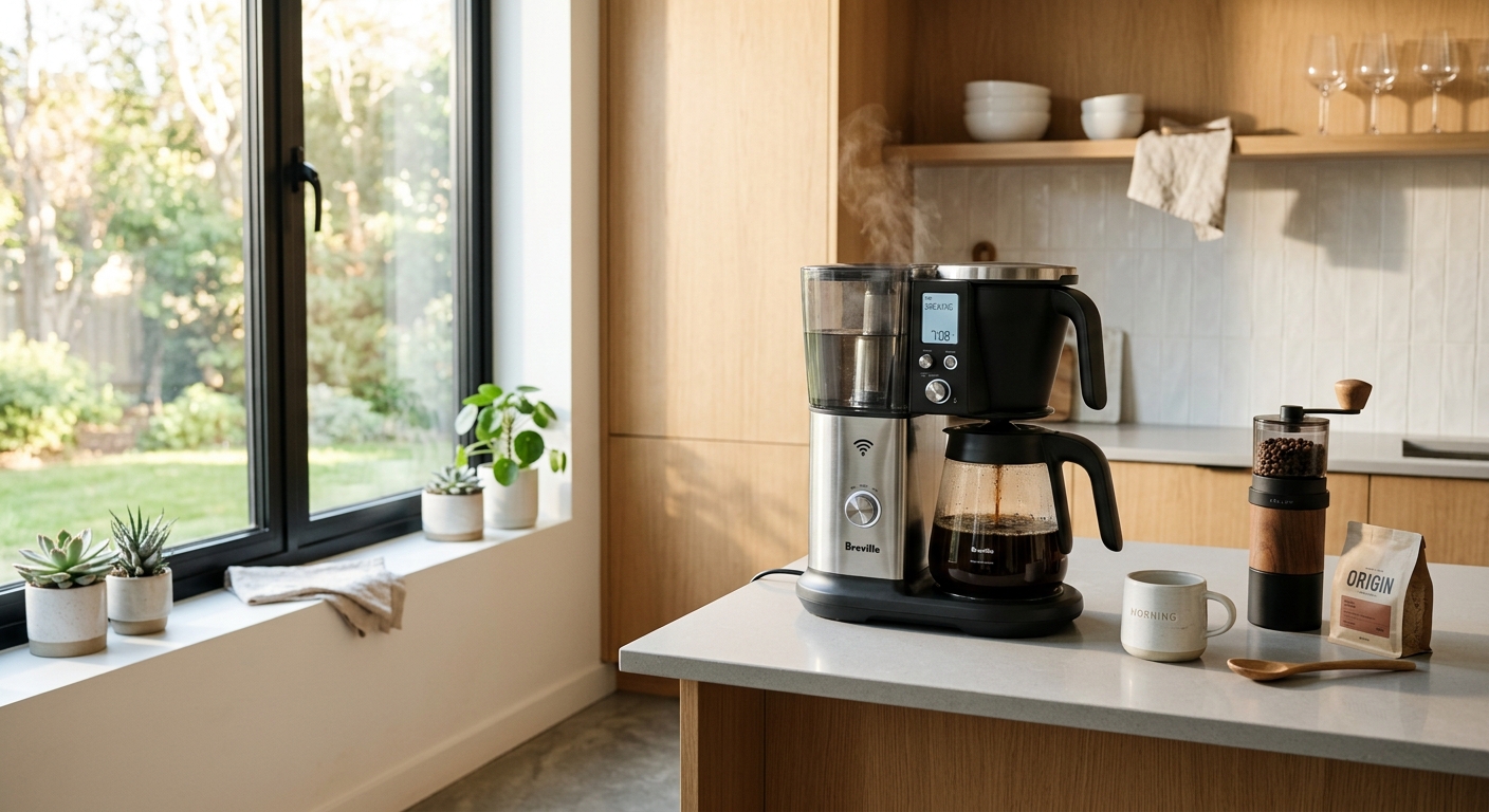 Kaffemaskine med WiFi: Start formiddagen på afstand